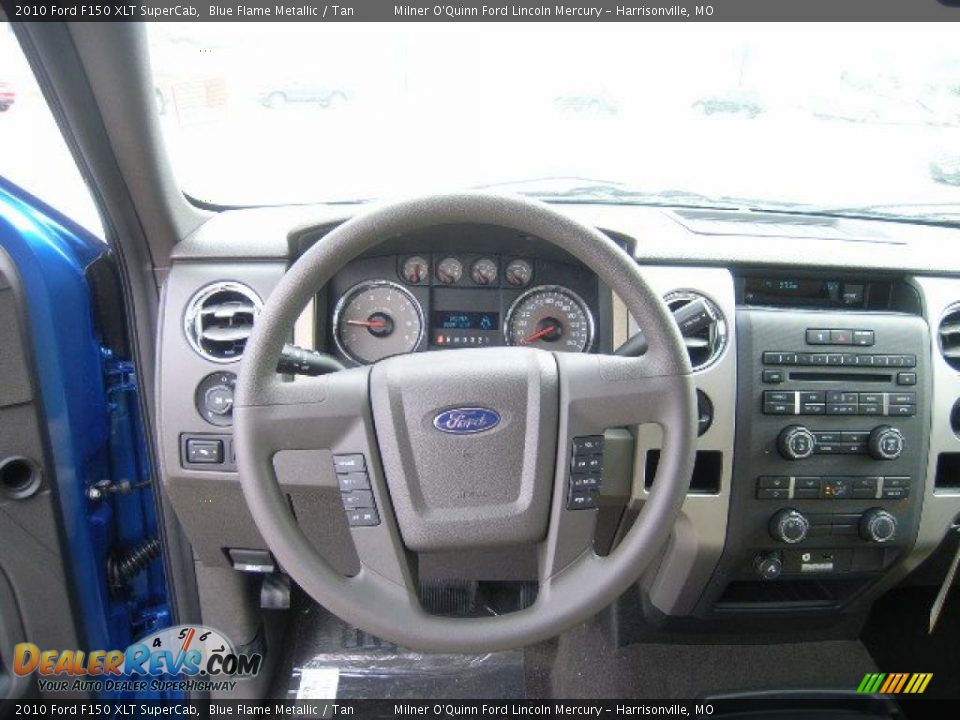 2010 Ford F150 XLT SuperCab Blue Flame Metallic / Tan Photo #17