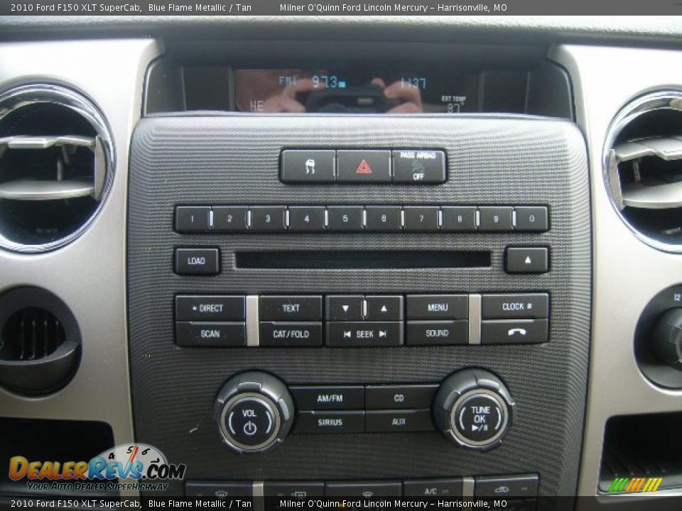 2010 Ford F150 XLT SuperCab Blue Flame Metallic / Tan Photo #19