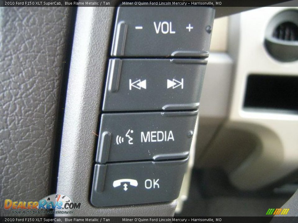 2010 Ford F150 XLT SuperCab Blue Flame Metallic / Tan Photo #22