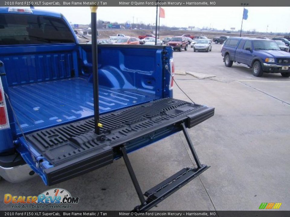 2010 Ford F150 XLT SuperCab Blue Flame Metallic / Tan Photo #27