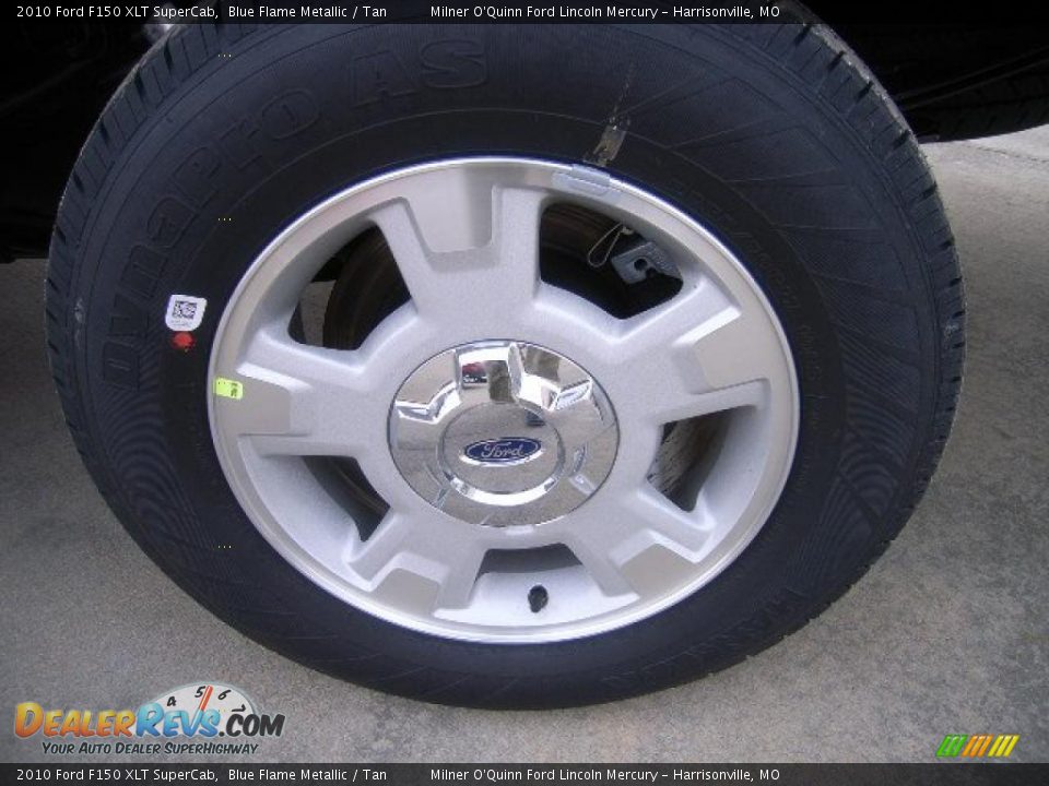 2010 Ford F150 XLT SuperCab Blue Flame Metallic / Tan Photo #28