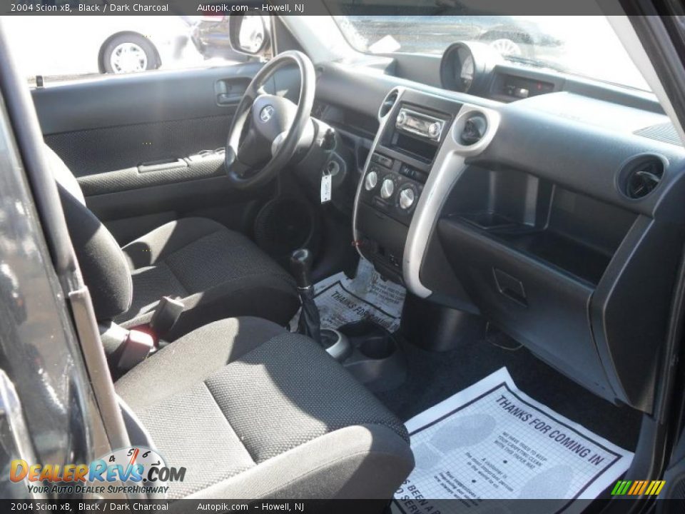2004 Scion xB Black / Dark Charcoal Photo #10