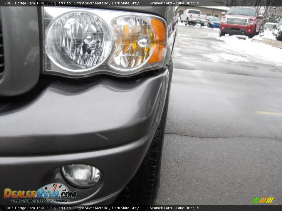 2005 Dodge Ram 1500 SLT Quad Cab Bright Silver Metallic / Dark Slate Gray Photo #13