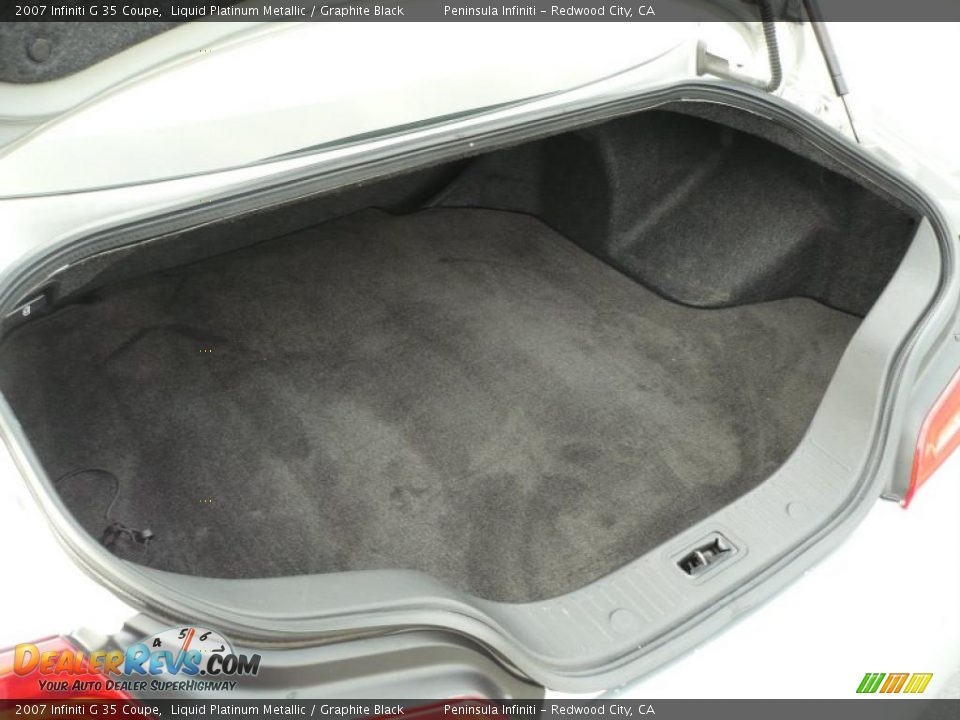 2007 Infiniti G 35 Coupe Liquid Platinum Metallic / Graphite Black Photo #11