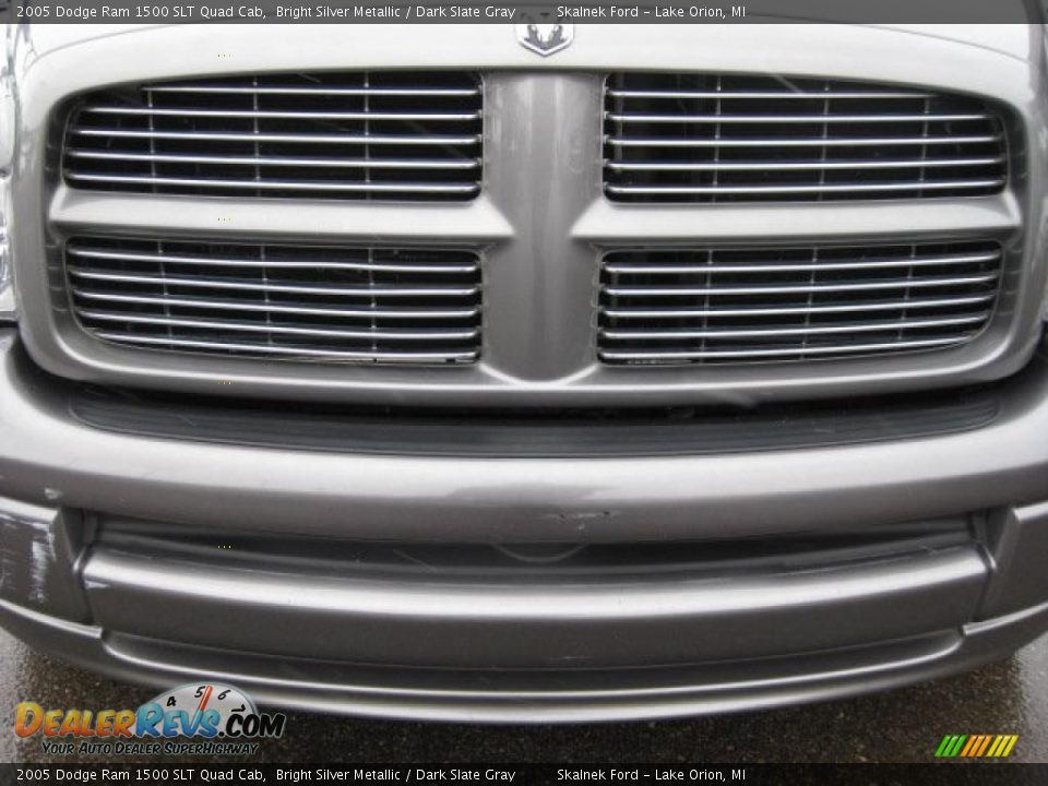 2005 Dodge Ram 1500 SLT Quad Cab Bright Silver Metallic / Dark Slate Gray Photo #14