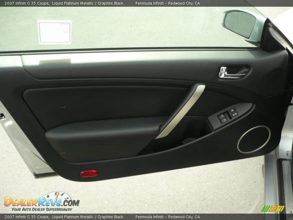 2007 Infiniti G 35 Coupe Liquid Platinum Metallic / Graphite Black Photo #15