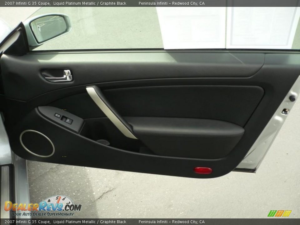 2007 Infiniti G 35 Coupe Liquid Platinum Metallic / Graphite Black Photo #18