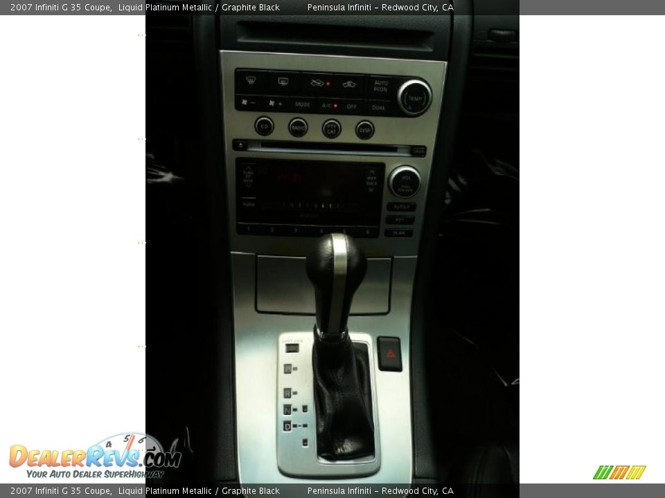 2007 Infiniti G 35 Coupe Liquid Platinum Metallic / Graphite Black Photo #20