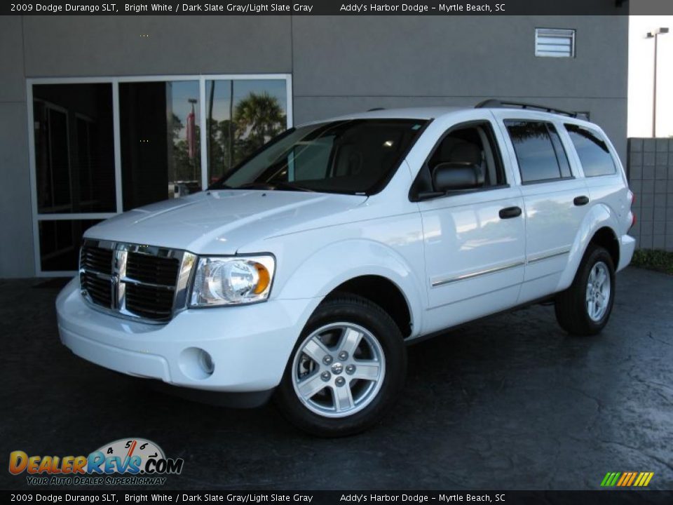 2009 Dodge Durango SLT Bright White / Dark Slate Gray/Light Slate Gray Photo #1