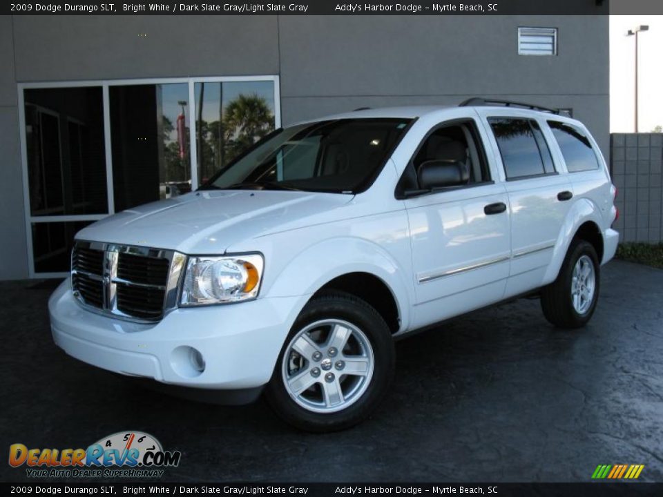 2009 Dodge Durango SLT Bright White / Dark Slate Gray/Light Slate Gray Photo #2