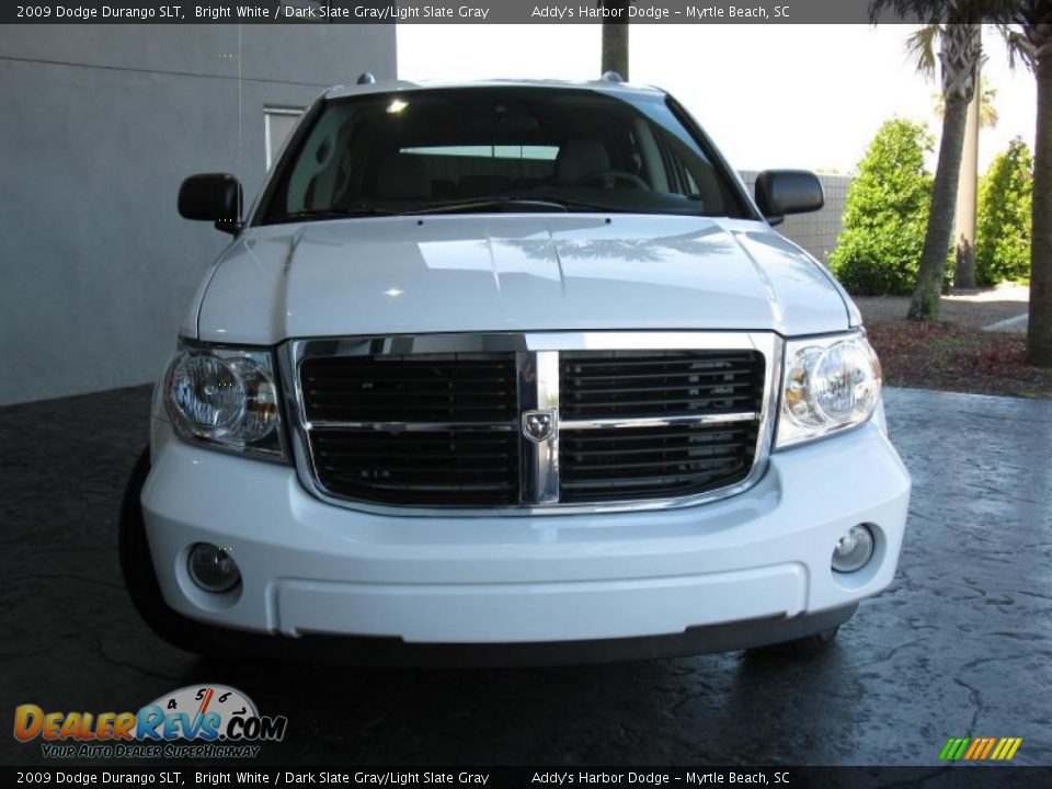 2009 Dodge Durango SLT Bright White / Dark Slate Gray/Light Slate Gray Photo #3