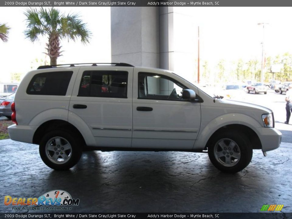 2009 Dodge Durango SLT Bright White / Dark Slate Gray/Light Slate Gray Photo #5