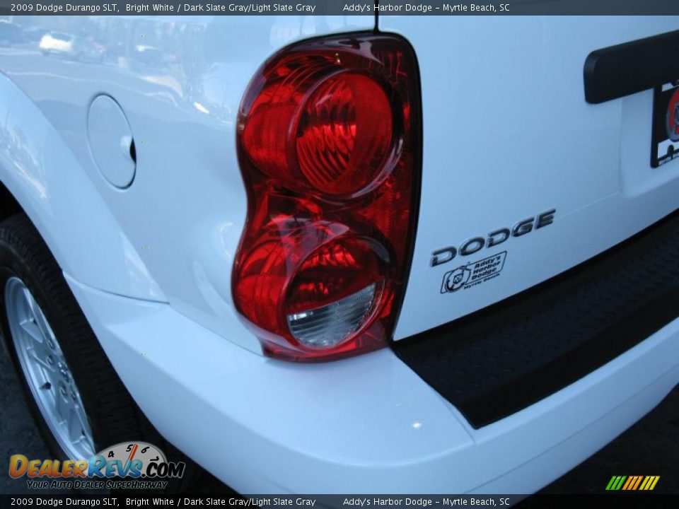 2009 Dodge Durango SLT Bright White / Dark Slate Gray/Light Slate Gray Photo #7