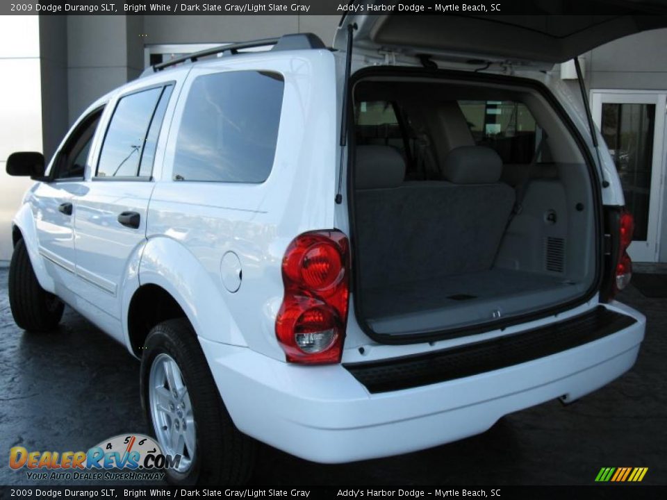2009 Dodge Durango SLT Bright White / Dark Slate Gray/Light Slate Gray Photo #8