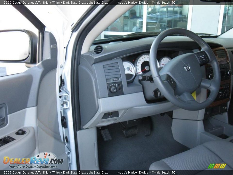 2009 Dodge Durango SLT Bright White / Dark Slate Gray/Light Slate Gray Photo #11