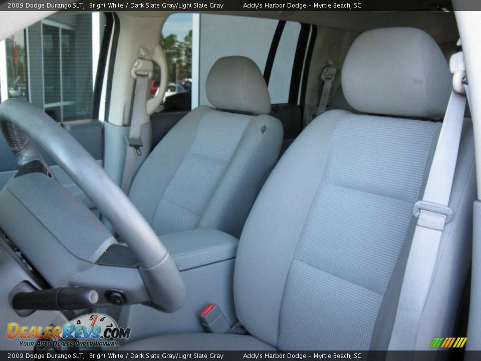 2009 Dodge Durango SLT Bright White / Dark Slate Gray/Light Slate Gray Photo #12