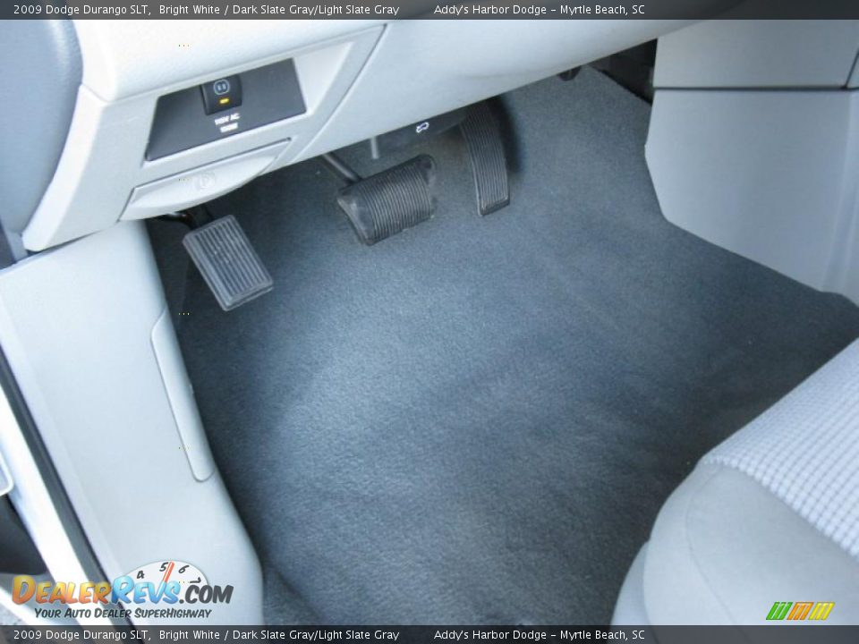 2009 Dodge Durango SLT Bright White / Dark Slate Gray/Light Slate Gray Photo #14