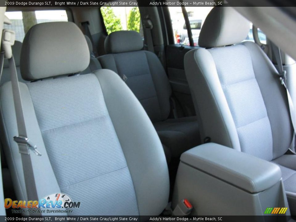 2009 Dodge Durango SLT Bright White / Dark Slate Gray/Light Slate Gray Photo #16
