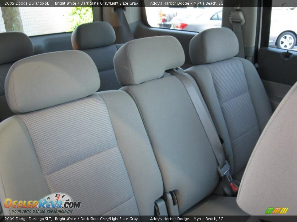 2009 Dodge Durango SLT Bright White / Dark Slate Gray/Light Slate Gray Photo #17