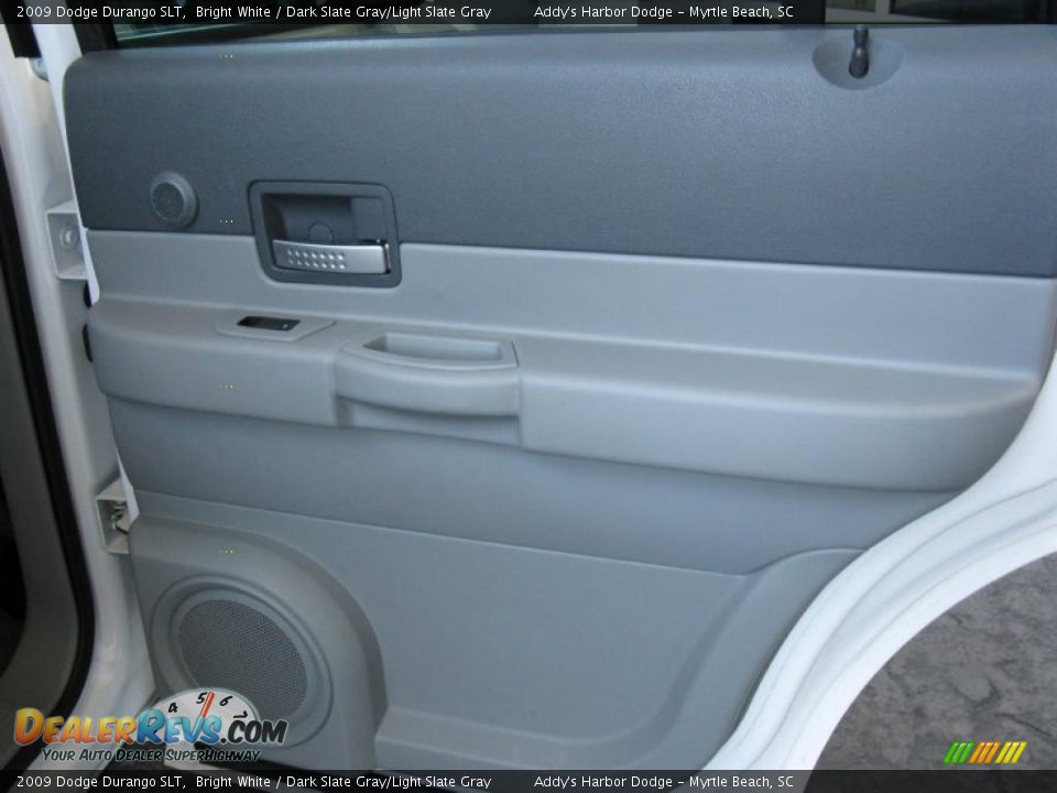 2009 Dodge Durango SLT Bright White / Dark Slate Gray/Light Slate Gray Photo #18
