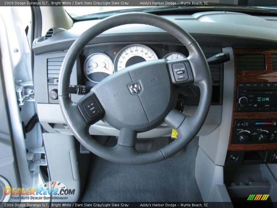 2009 Dodge Durango SLT Bright White / Dark Slate Gray/Light Slate Gray Photo #20