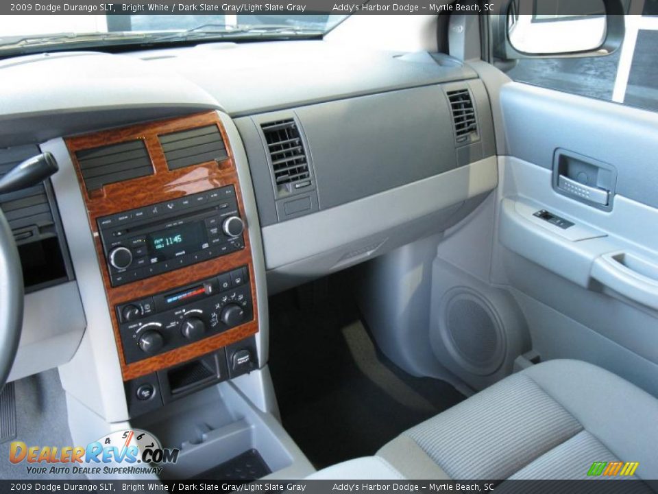 2009 Dodge Durango SLT Bright White / Dark Slate Gray/Light Slate Gray Photo #21