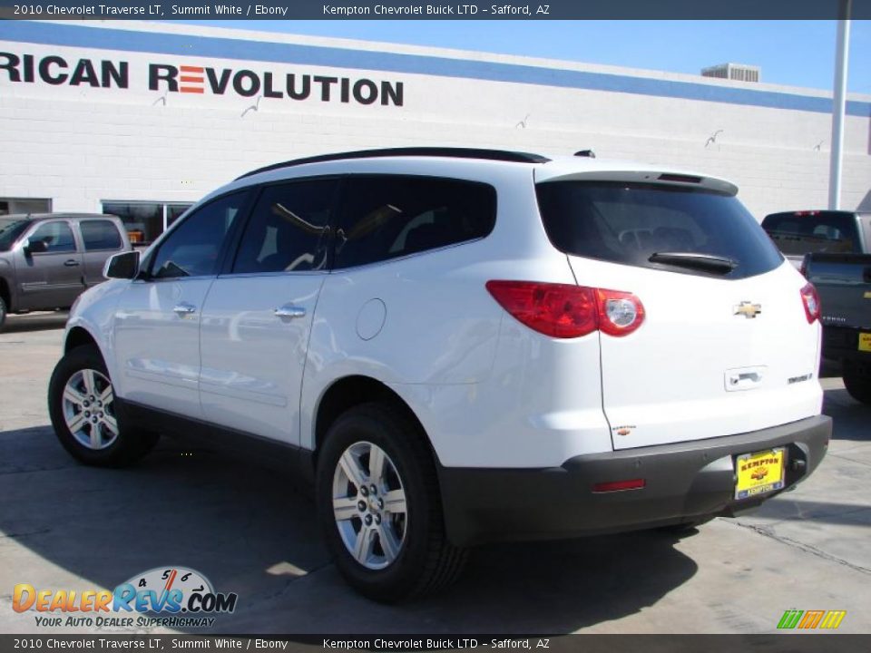 2010 Chevrolet Traverse LT Summit White / Ebony Photo #2