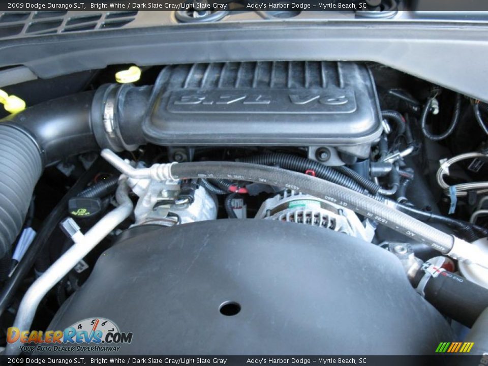 2009 Dodge Durango SLT Bright White / Dark Slate Gray/Light Slate Gray Photo #27