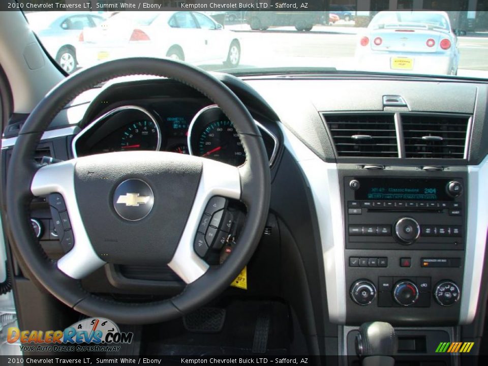 2010 Chevrolet Traverse LT Summit White / Ebony Photo #7