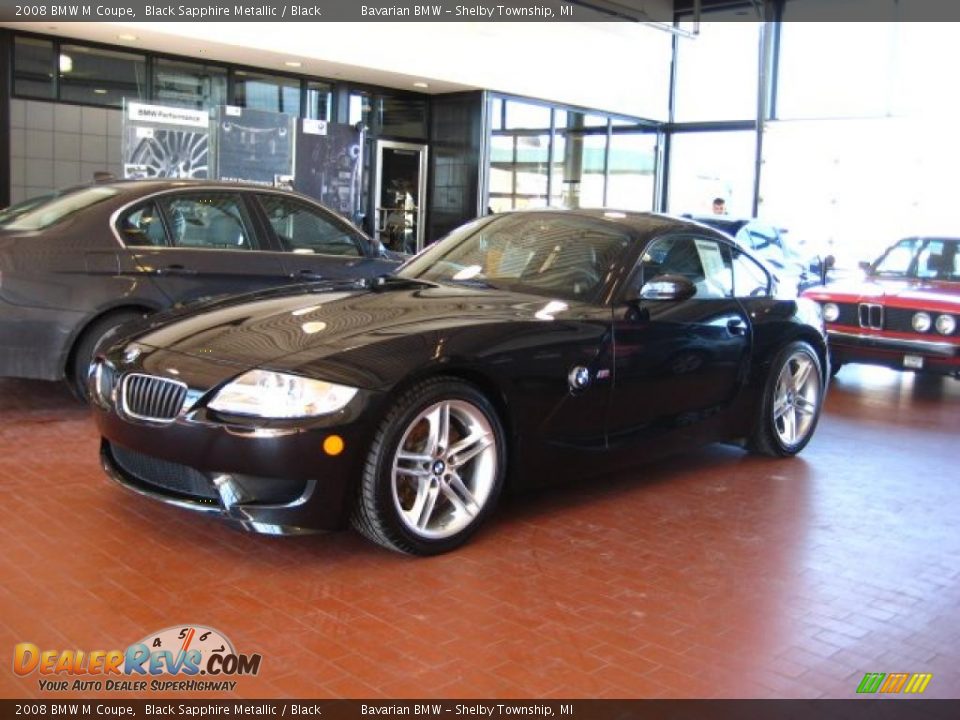 2008 BMW M Coupe Black Sapphire Metallic / Black Photo #1