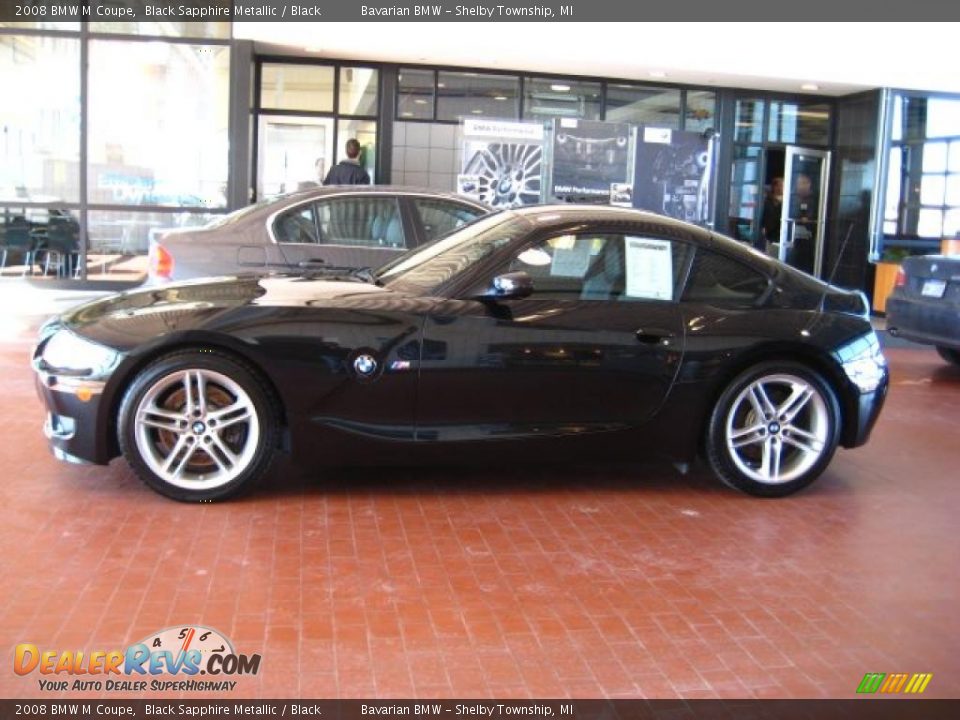 2008 BMW M Coupe Black Sapphire Metallic / Black Photo #2