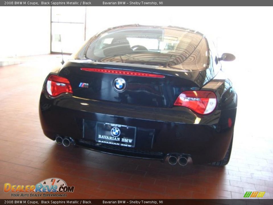 2008 BMW M Coupe Black Sapphire Metallic / Black Photo #4