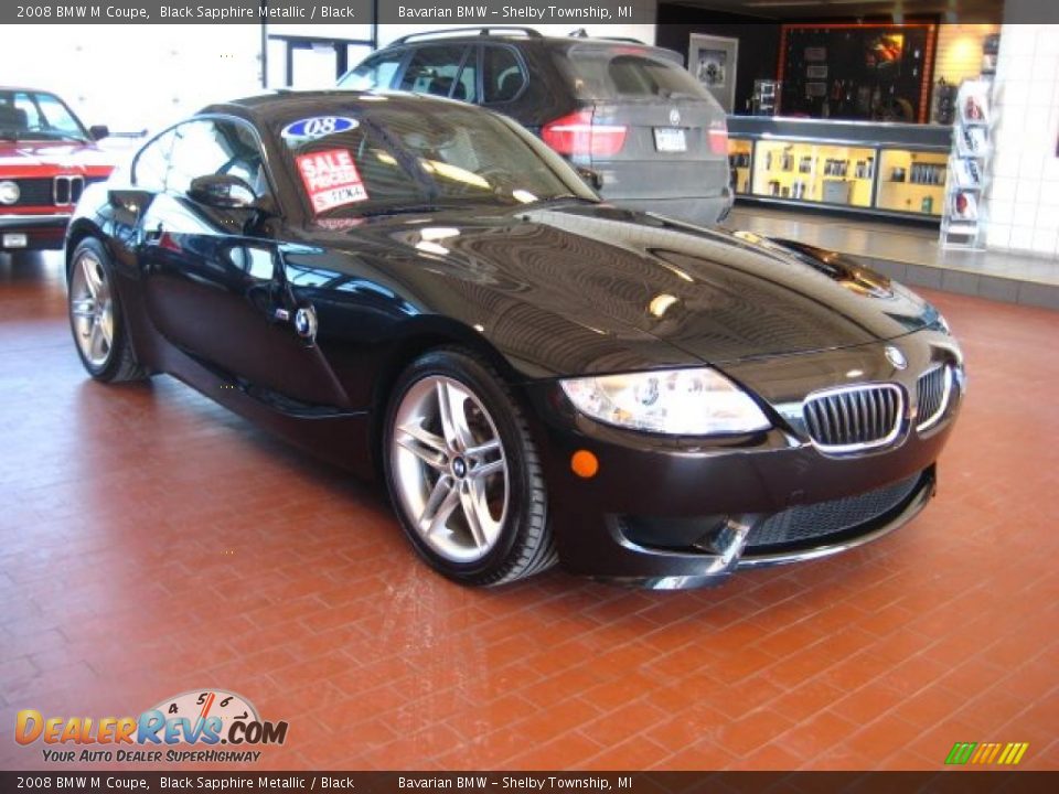 2008 BMW M Coupe Black Sapphire Metallic / Black Photo #6