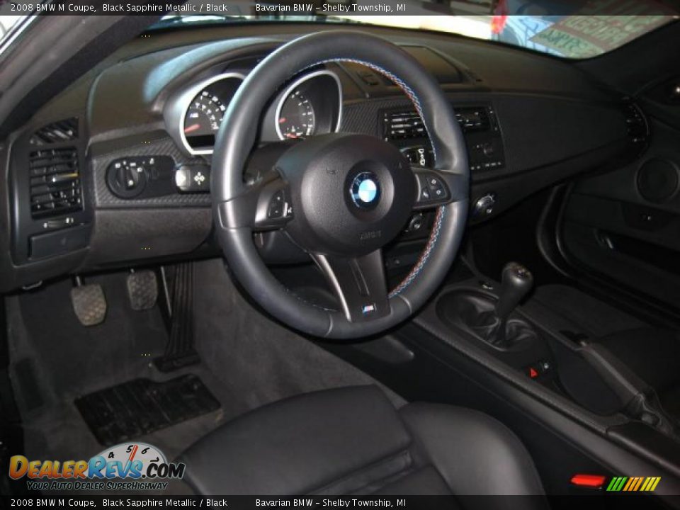 2008 BMW M Coupe Black Sapphire Metallic / Black Photo #10