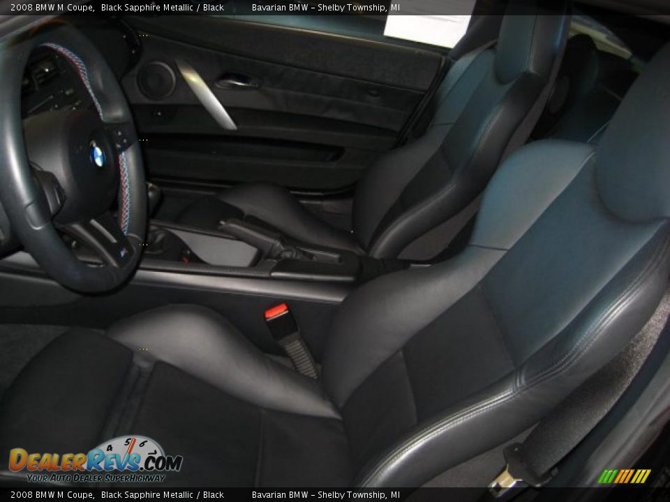 2008 BMW M Coupe Black Sapphire Metallic / Black Photo #11