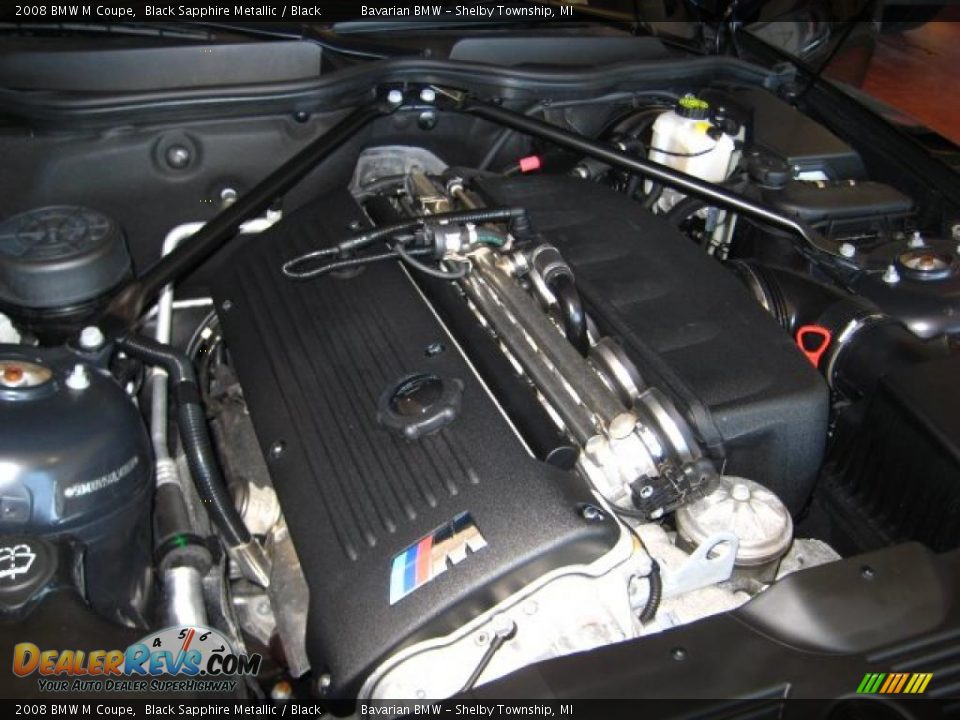 2008 BMW M Coupe Black Sapphire Metallic / Black Photo #12