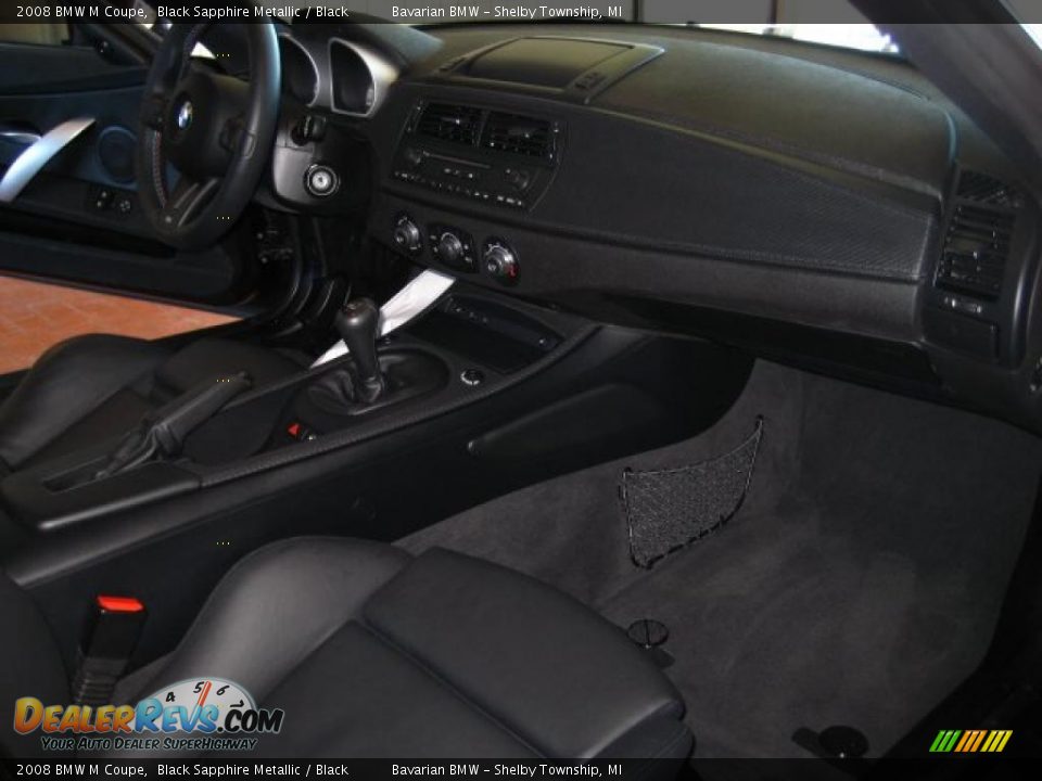 2008 BMW M Coupe Black Sapphire Metallic / Black Photo #14