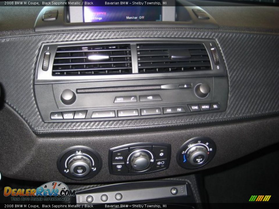 2008 BMW M Coupe Black Sapphire Metallic / Black Photo #15