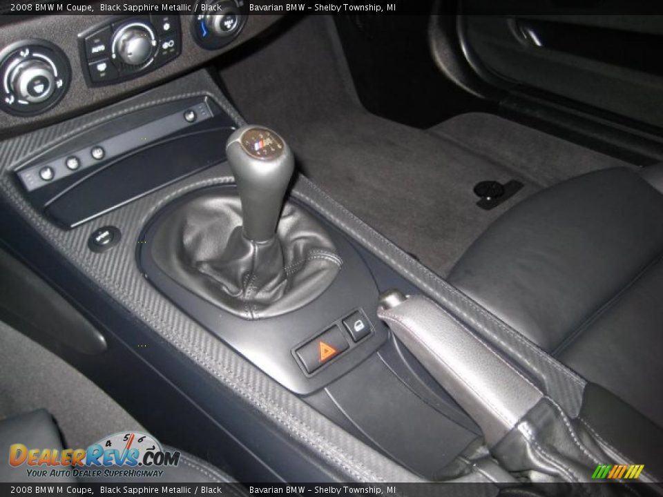 2008 BMW M Coupe Black Sapphire Metallic / Black Photo #16