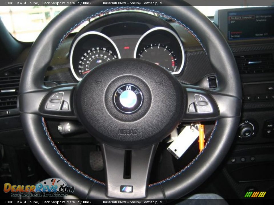 2008 BMW M Coupe Black Sapphire Metallic / Black Photo #18