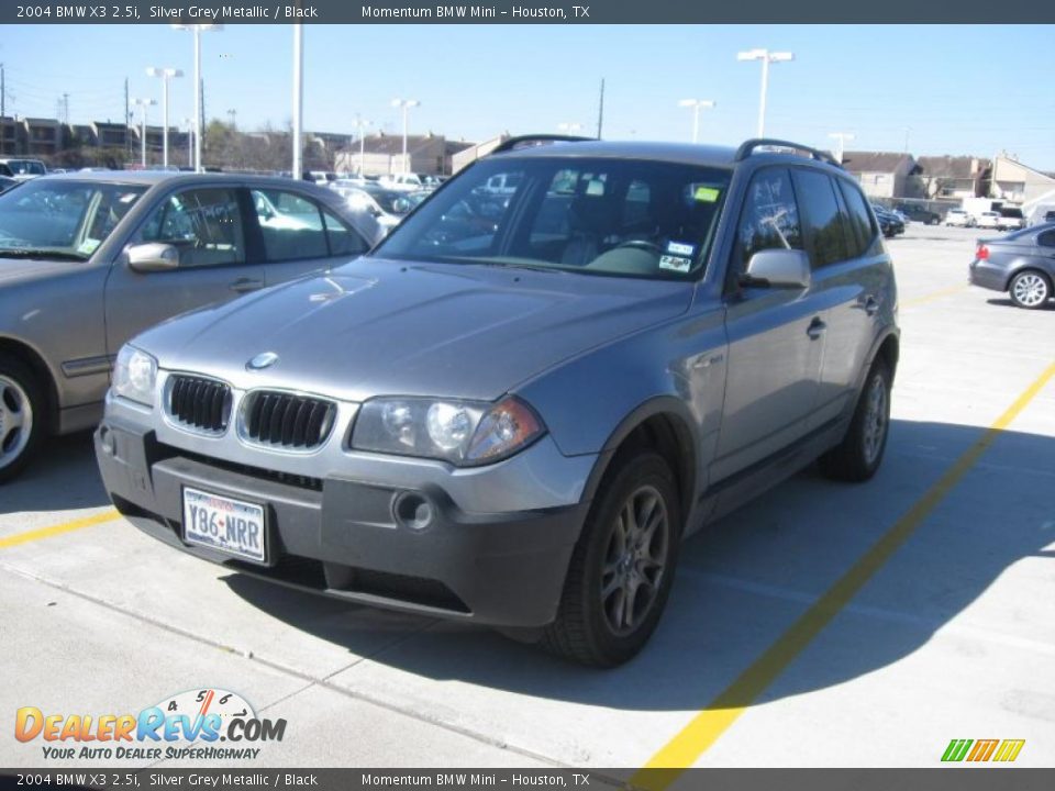 2004 BMW X3 2.5i Silver Grey Metallic / Black Photo #1