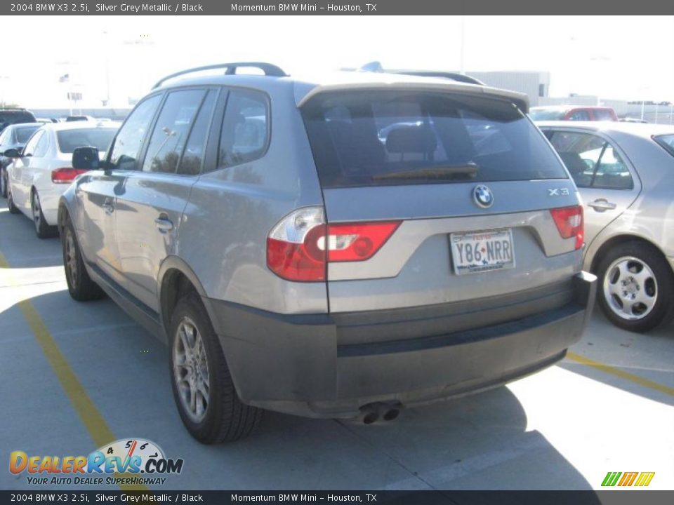 2004 BMW X3 2.5i Silver Grey Metallic / Black Photo #4