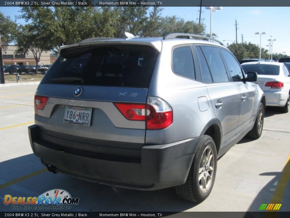 2004 BMW X3 2.5i Silver Grey Metallic / Black Photo #5