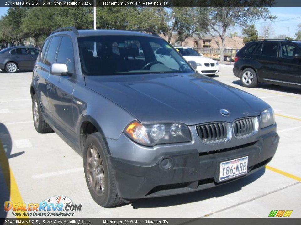 2004 BMW X3 2.5i Silver Grey Metallic / Black Photo #6