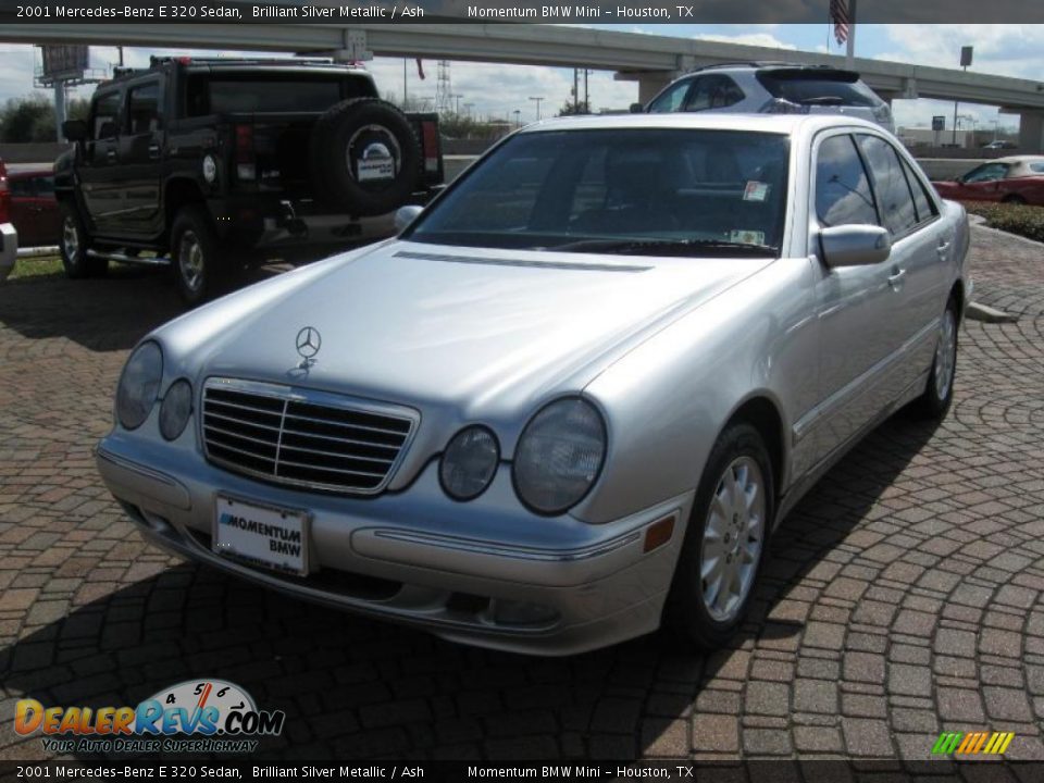 2001 Mercedes-Benz E 320 Sedan Brilliant Silver Metallic / Ash Photo #3