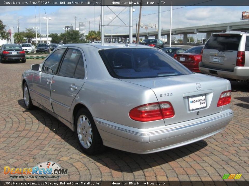 2001 Mercedes-Benz E 320 Sedan Brilliant Silver Metallic / Ash Photo #5