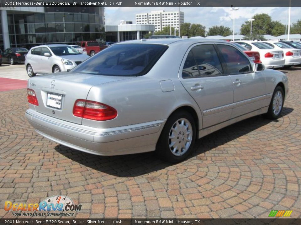 2001 Mercedes-Benz E 320 Sedan Brilliant Silver Metallic / Ash Photo #7