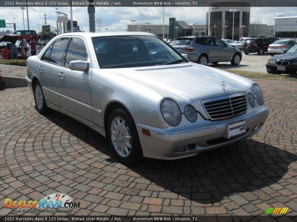 2001 Mercedes-Benz E 320 Sedan Brilliant Silver Metallic / Ash Photo #8