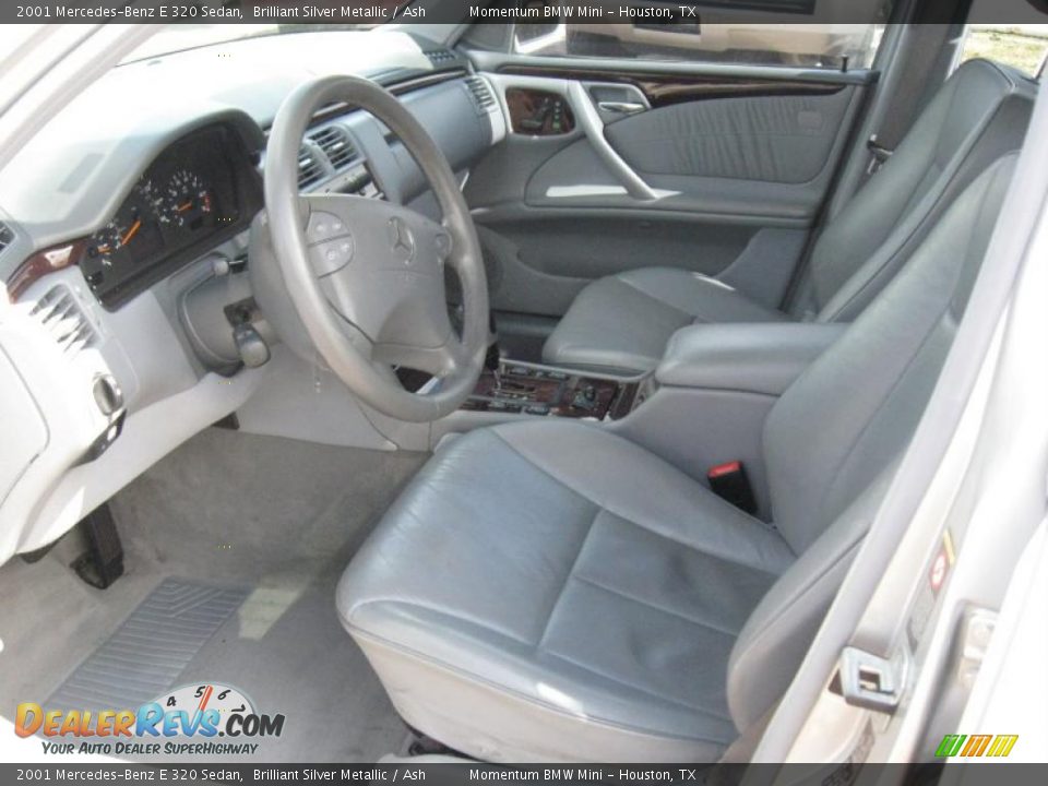 2001 Mercedes-Benz E 320 Sedan Brilliant Silver Metallic / Ash Photo #13