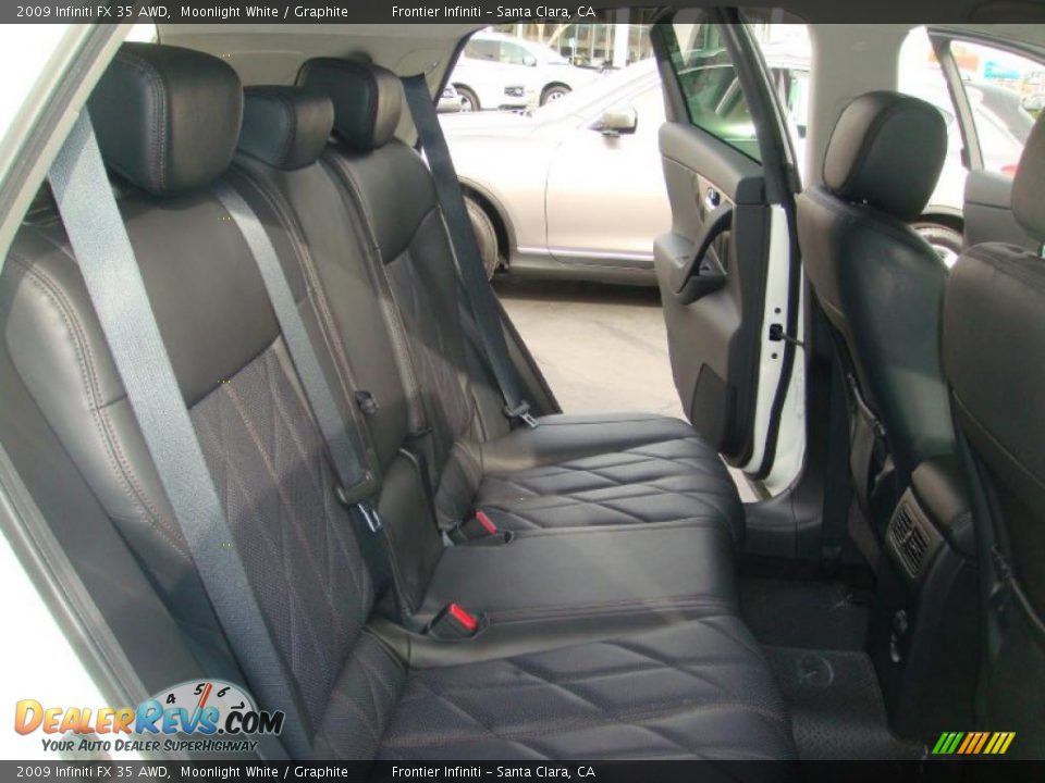 2009 Infiniti FX 35 AWD Moonlight White / Graphite Photo #16
